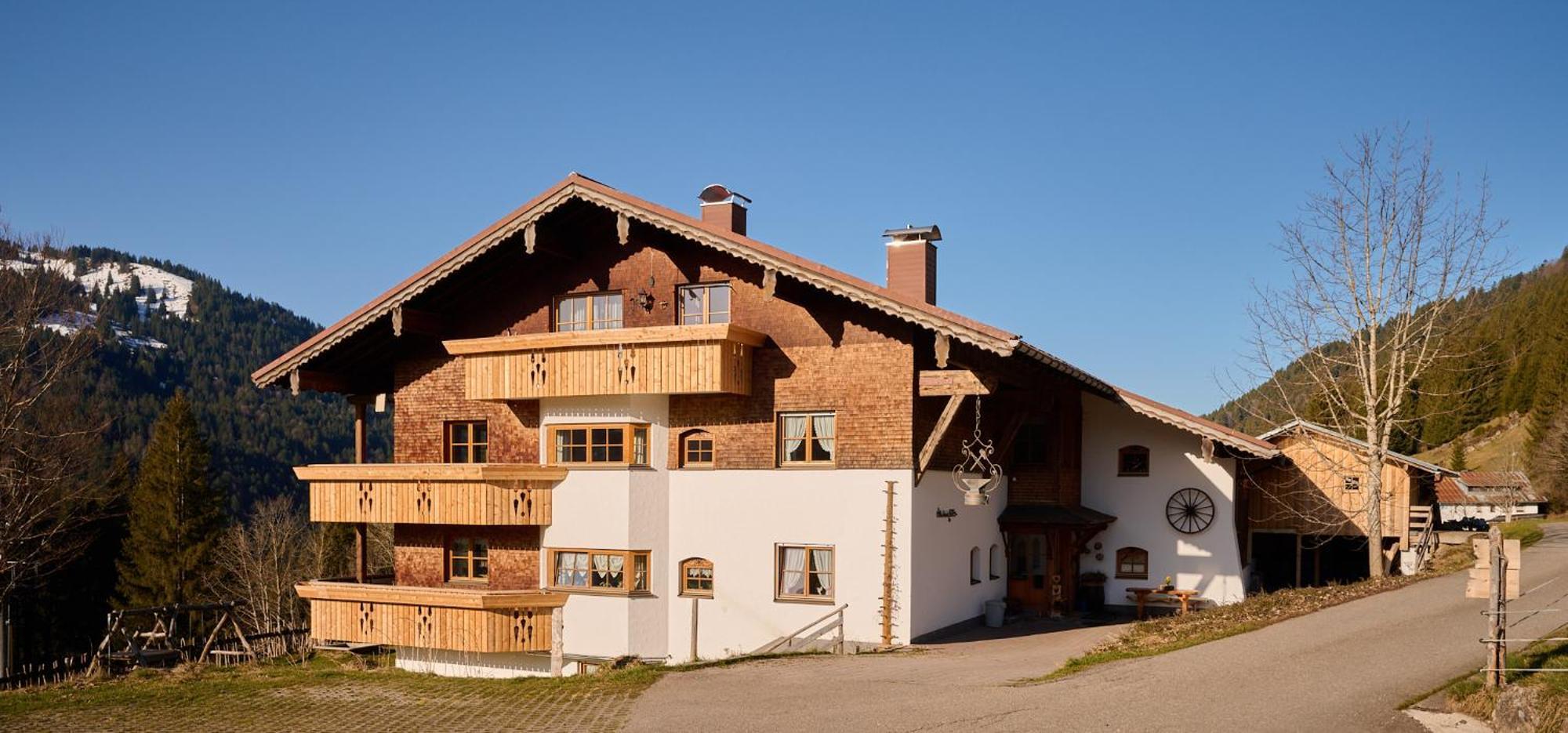 Ferienwohnung Alte Schmiede Balderschwang Exterior foto